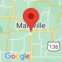 Map of Maryville, MO US